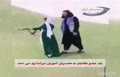 فیلم/ آموزش تیراندازی یک عضو طالبان به همسرش