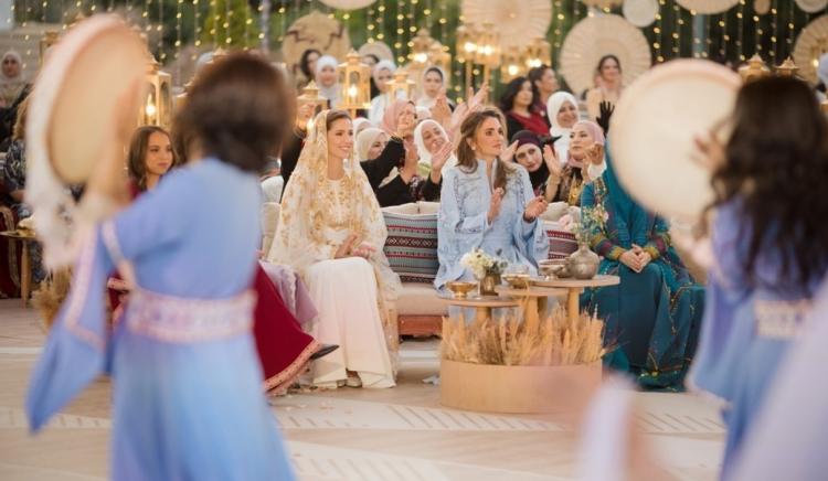 تصاویر مراسم حنابندان عروس عربستانی خانواده سلطنتی اردن,عکس های مراسم حنابندان عروس عربستانی در اردن,تصاویر عروسی در اردن
