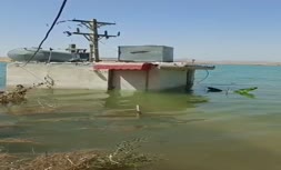 فیلم/ فرو رفتن روستاهای حاشیه سد گتوند خوزستان به زیر آب!