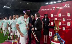 فیلم/ اهدای جام قهرمانی کوپا ایتالیا به اینتر