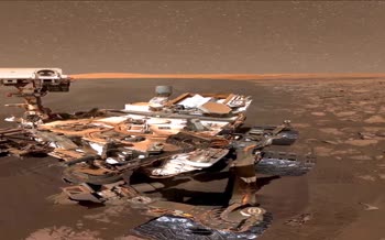 تصویر و صدای بادهای مریخ از کاوشگر Curiosity