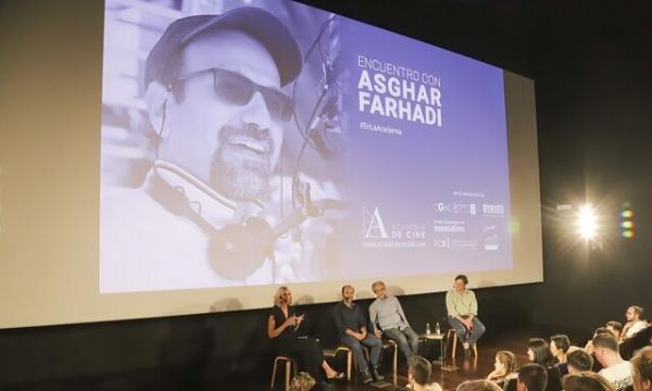اصغر فرهادی,تجلیل رئیس آکادمی سینمای اسپانیا از اصغر فرهادی