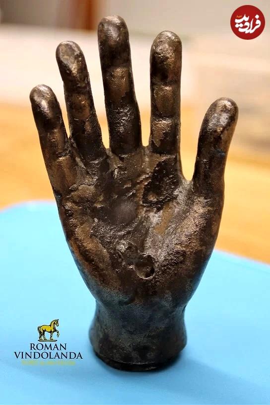 دست ترسناک,کشف دست ترسناک در قلعۀ دو هزار سالۀ رومی