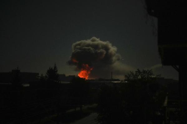 جنگ اوکراین,انفجارهای متعدد در منطقه دنپروپتروفسک اوکراین