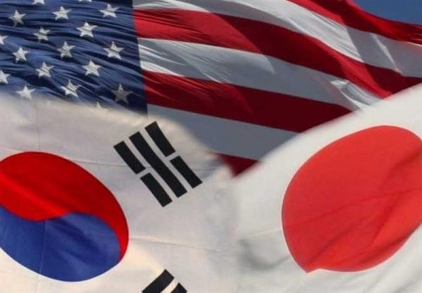 آزمایش موشکی کره شمالی,بیانیه مشترک آمریکا کره جنوبی و ژاپن علیه کره شمالی