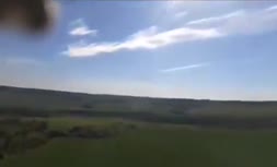 فیلم/ سقوط هواپیمای سوخو-۲۵ روسیه