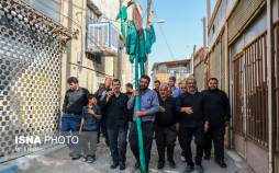 تصاویر آیین سنتی طوق بندان در دامغان,عکس های آیین سنتی طوق بندان در دامغان,تصاویری از آیین سنتی طوق بندان در دامغان در محرم