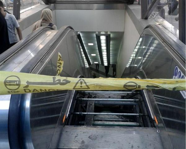 پله برقی مترو تهران,قطع دست بچه ۹ ساله در پله برقی ناایمن مترو تهران