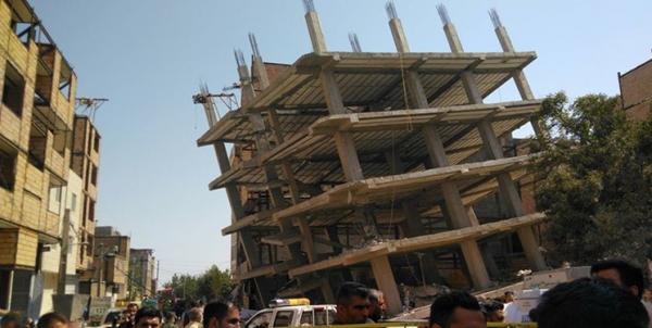 افزایش فوتی های حادثه خلازیر,ریزش ساختمان در جنوب تهران