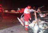 حوادث مشهد,تصادف مرگبار در جاده مشهد سرخس