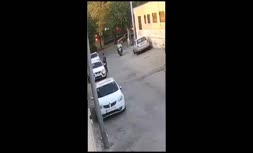 فیلم/ لحظه درگیری دو مامور نیروی انتظامی در اصفهان توسط قاتل مسلح