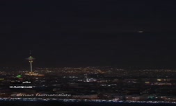 فیلم/ طلوع اَبَر ماه کامل بر فراز شهر تهران
