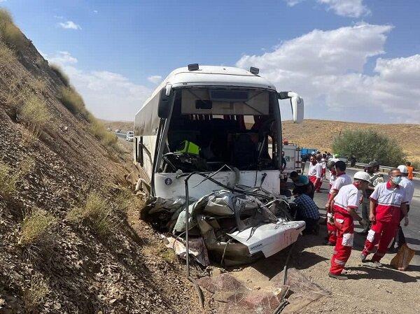 برخورد اتوبوس با ۸ خودرو در سوادکوه,حوادث در سوادکوه