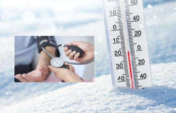 فشار خون,افزایش فشار خون در هوای سرد