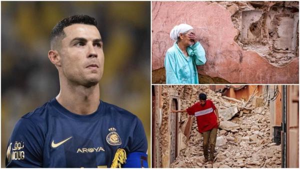 رونالدو,تکذیب کمک رونالدو به زلزله زدگان مراکش