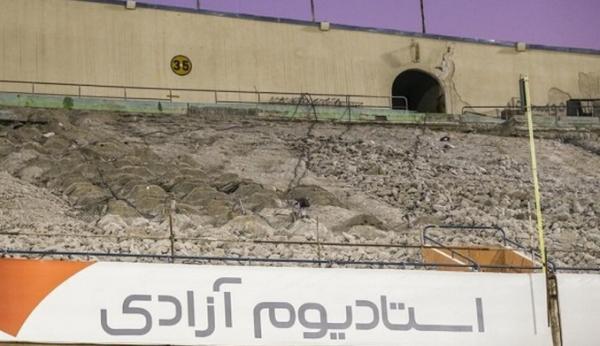 ورزشگاه آزادی,افشاگری از تخریب با عجله ورزشگاه آزادی برای بی‌تماشاگر شدن عمدی مسابقات تهران