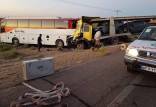 حوادث برای زائران ایرانی,تصادف خودروی زائران ایرانی در عراق