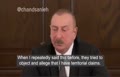 گستاخی الهام علی‌اف: پس از حل مناقشه قره باغ باید به موضوع بازگشت به آذربایجان غربی (زنگزور) بپردازیم!