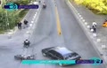 فیلم/ پرتاب شدن موتورسوار بعد از تصادف شدید با خودروی پراید در اصفهان