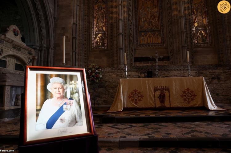 تصاویر مراسم یادبود اولین سالگرد درگذشت ملکه الیزابت دوم,عکس های مراسم یادبود ملکه الیزابت دوم,تصاویر سالگرد ملکه الیزابت دوم