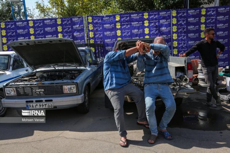 تصاویر دستگیری ۱۶۴ سارق حرفه‌ای,عکس های دستگیری سارقان در تهران,تصاویری از دستگیر شدن سارقان حرفه ای