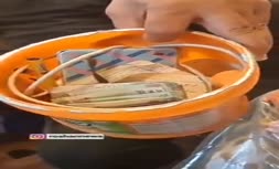 تمسخر ریال ایران توسط فروشنده عراقی/ پول ایرانی را باید سطل آشغال انداخت!