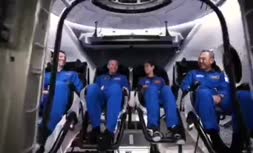 ویدیو ناسا از «یاسمین مقبلی» و تیم فضانوردان پیش از اعزام به ایستگاه فضایی بین‌المللی