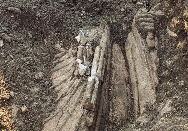 کشف مجسمۀ دو هزار سالۀ مرد رداپوش در فرانسه,مجسمه مرد رداپوش