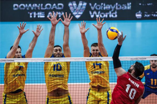 دیدار والیبال ایران و اوکراین,شکست سنگین ایران مقابل اوکراین در والیبال انتخابی المپیک