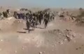 فیلم/ هجوم افغان‌ها به سمت مرز ایران