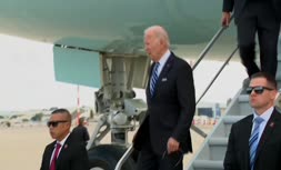 فیلم/ ورود بایدن به اسرائیل و استقبال ویژه نتانیاهو از رئیس جمهور آمریکا