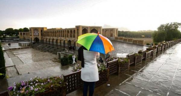 وضعیت بارش ها در اصفهان,وضعیت آب و هوای اصفهان در آبان 1402