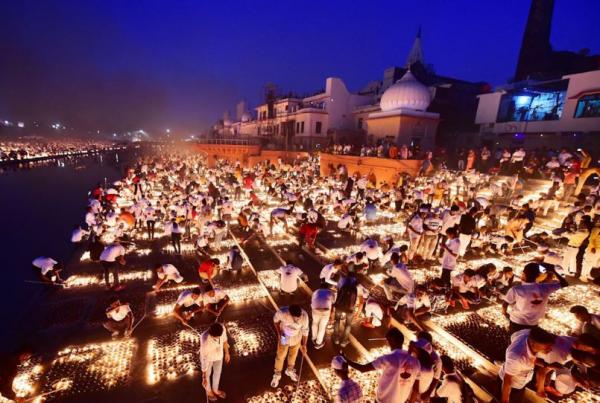 جشن دیوالی در هند, رکورد جشن دیوالی