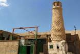 مسجد پامنار سنگسر,نوسازی نمای مسجد دوره افشاریه با گچ و سیمان