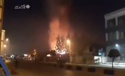 فیلم/ آتش سوزی کمپ ترک‌اعتیاد لنگرود با ۳۲ کشته