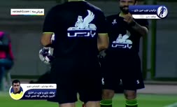 فیلم | واکنش میثاقی به ترکیدن توپ در دیدار ذوب آهن و تراکتور؛ واقعیه یا کیکه؟