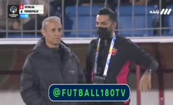 فیلم/ گزارش عجیب جواد خیابانی در دیدار پرسپولیس و استقلال تاجیکستان