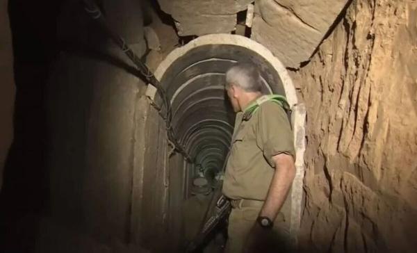 حملات اسرائیل به حماس,عملیات پمپاژ آب دریا به تونل‌های حماس توسط اسرائیل