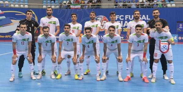 تیم ملی فوتسال,گروه ایران در جام ملت‌های فوتسال آسیا