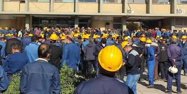 تجمع کارگران کارخانه ذوب آهن اصفهان , اعتراض کارگران پیمانی شرکت بهره‌برداری