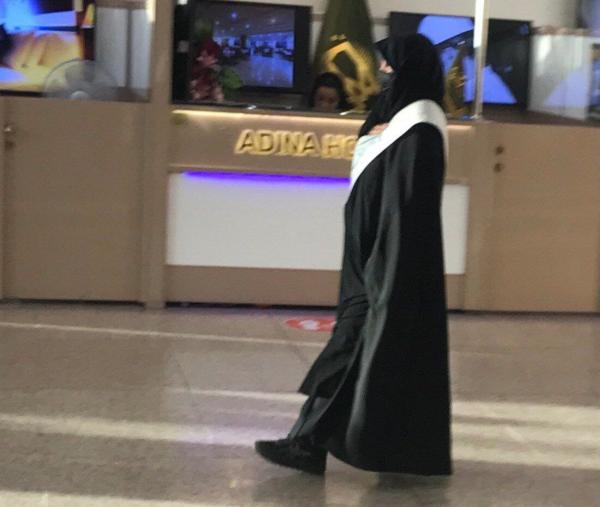 حجاب‌بان در فرودگاه مشهد ,گروه تبیین