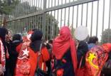 دیدار پرسپولیس و الدحیل,ممانعت ماموران برای ورود زنان در دیدار پرسپولیس و الدحیل