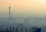 آلودگی هوا,خروج سامانه بارشی از کشور و بازگشت آلودگی هوا در شهرهای صنعتی