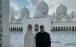 رزی هانینگتون و جیسون استتهام,زوج مشهور هالیوودی در مسجد ابوظبی