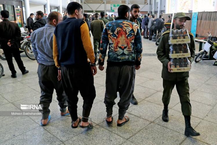 تصاویر نمایشگاه سرقت در مشهد,عکس هایی از نمایشگاه سرقت در شهر مشهد,تصاویر دستگیری سارقان در مشهد