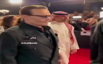 فیلم/ جانی دپ در جشنواره فیلم عربستان