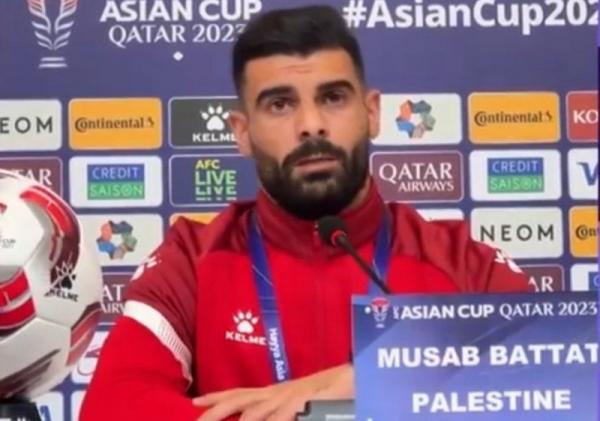 مصعب البطاط، کاپیتان تیم ملی فلسطین,ایران فلسطین