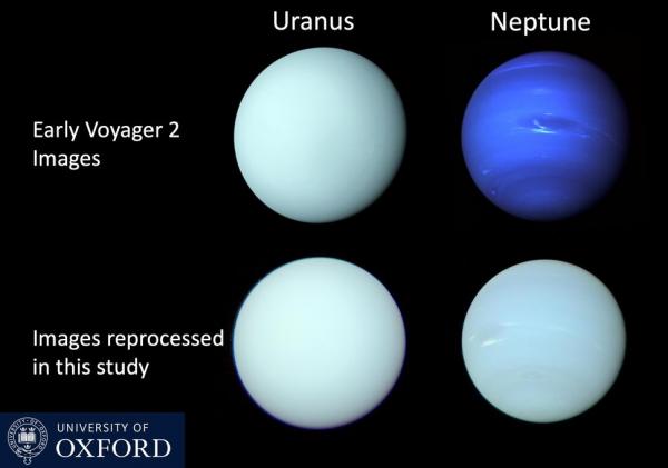 رنگ آبی اورانوس و نپتون,سیاره اورانوس و نپتون