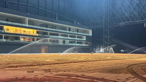 ورزشگاه الهلال,افتتاح استادیوم جدید الهلال با حضور مسی