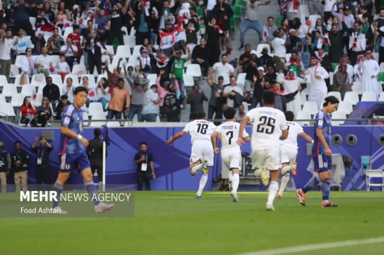 تصاویر دیدار تیم‌های عراق و ژاپن,عکس های دیدار تیم‌های عراق و ژاپن در جام ملت های آسیا 2023,تصاویر دیدار ژاپن و عراق